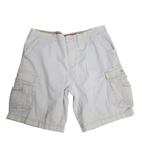 Union Bay Mens Size 40 Light Tan Cargo Shorts‎ 6 Pockets - Picture 1 of 7